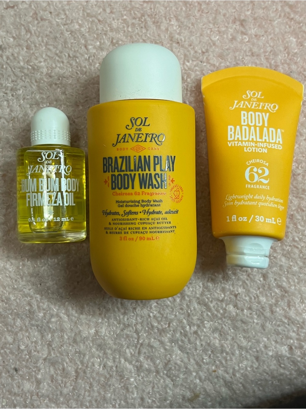 Sol de Janeiro Yellow Brazilian Play Body Wash & Body Badalada Lotion Set